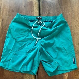 Men’s large Michael Kors￼teal swim trunks